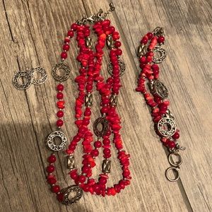 Premier Jewelry - firecracker coral - retired set